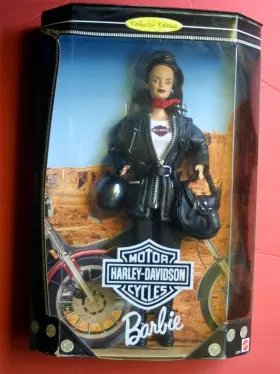 887961229462 MATTEL Barbie Doll Brunette Harley-davidson #2