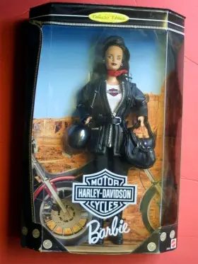 887961229462 MATTEL Barbie Doll Brunette Harley-davidson