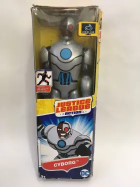 887961439250 MATTEL Justice League Action Cyborg Hero Box
