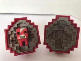 FMC85 MATTEL Minecraft Spawn Egg Mini Figure Inside Mooshroom