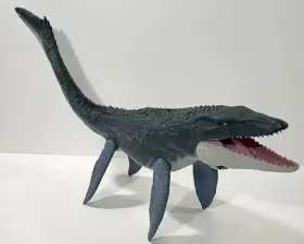 FNG24 MATTEL Jurrasic Feel Mosasaurus Sea Dinosaur Toy Close