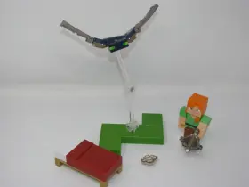 GTT53 MATTEL Minecraft Portal Figure Alex Vs Phantom #2