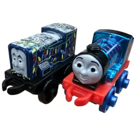 H18A MATTEL Thomas Friends Minis Train Edward Metallic Sidney