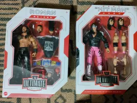 HDC92 MATTEL Wwe Ultimate Wave Roman Reigns Bret Hit Hart