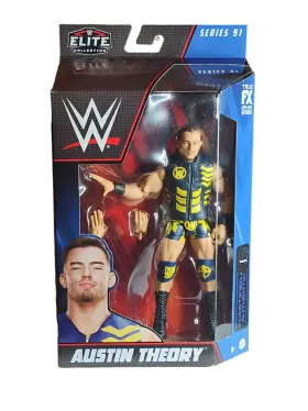 HDF10 MATTEL Wwe Elite Wwf Austin Theory Wrestling Action Toy