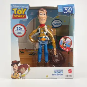 HFY35 MATTEL Disney Pixar Toy Story Roundup Fun Woody Talking