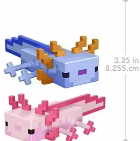 HGK38 MATTEL Minecraft Portal Axolotls Box