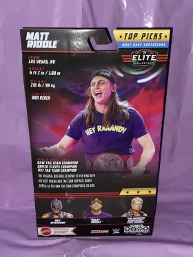 HKN59 MATTEL Matt Riddle Wwe Elite Top Picks Wave Toy Figure #2