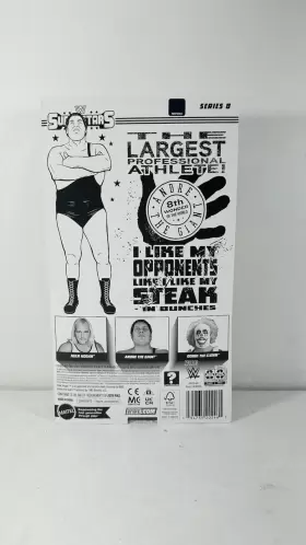 HLN24 MATTEL Wwe Superstars Andre Giant Walmart Figure Wwf #3