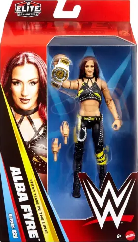 JHT51 MATTEL Wwe Elite Alba Fyre Figure Championship Secret