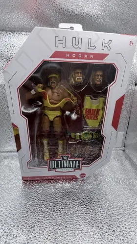 JHV95 MATTEL Wwe Ultimate Hulk Hogan Figure Belt Ripped Shirt
