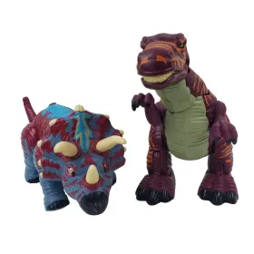 K6687 MATTEL Imaginext Tyrannosaurus Triceratops Rex Walking