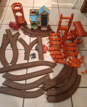 R9634 MATTEL Thomas Friends Railway Zoom Logging Adventure