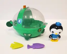Y1951 MATTEL Octonauts Gup Submarine Peso Fish Playset
