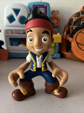 Y2259 MATTEL Disney Jake Neverland Pirates Figure Fisher