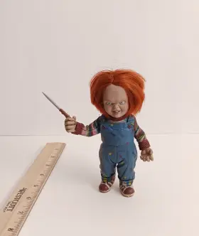 74299556265 MCFARLANE Movie Maniacs Chucky Figure Knife Play