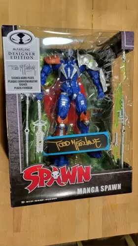 787926901580 MCFARLANE TOYS Signed Todd Designer Manga Spawn