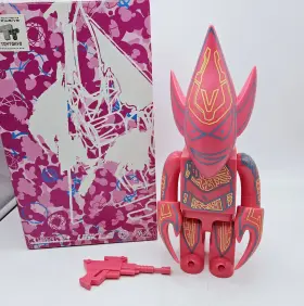 KUBRICK400 MEDICOM Futura Kubrick Unkle Toy Pink Figurine Box