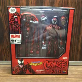 Carnage MEDICOM TOY Mafex Spiderman Comic Action Figure