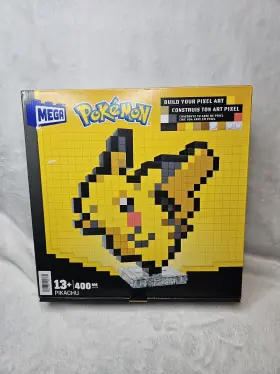HTH74 ACTION Pok Pikachu Figure Set Nintendo Pixel Art
