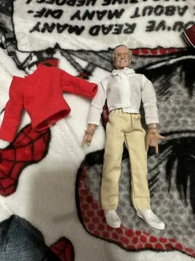 850002478129 MEGO Legends Stan Lee Sweater Web Action Figure