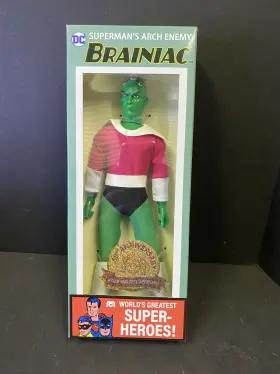 850042500538 MEGO Comics Brainiac Action Figure Box