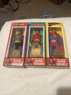 MT07252023 MEGO Greatest Heroes Batman Robin Superman