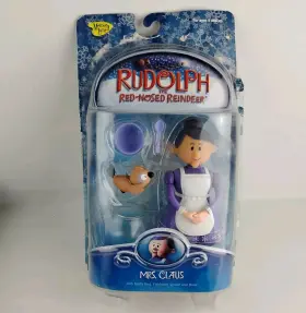 090733067647 MEMORY LANE Rudolph Nosed Reindeer Mrs Claus