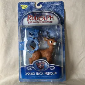 6762 MEMORY LANE Rudolph Nosed Reindeer Young Buck Light Up