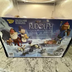7656160 MEMORY LANE Rudolph Reindeer Yukons Sled Dog Team #2