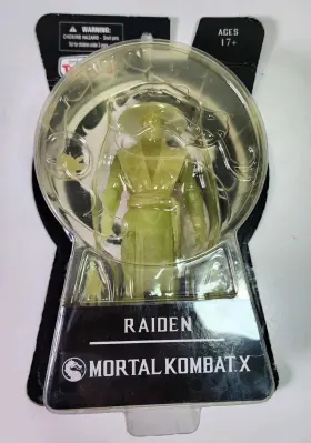 696198890051 MEZCO Raiden Mortal Kombat Toysrus Figure Glow