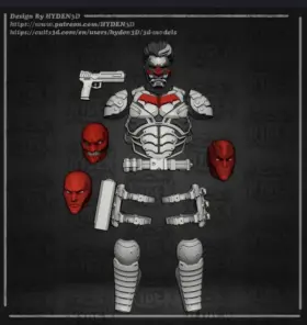 HSF7087 MEZCO Hood Armor Marvel Legends Action Figure Kit