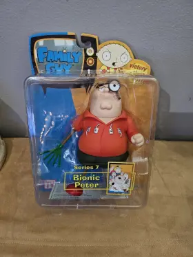 MEZ96198C MEZCO Family Guy Bionic Peter Figure
