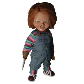 MZ78023 MEZCO Toyz Childs Play Menacing Chucky Talking Scale