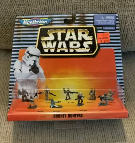 66080 MICRO MACHINES Star Wars Bounty Hunters Mini Figures