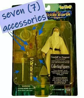 ME003 MIDDLE EARTH TOYS Gandalf Lord Rings Wizard Fangorn Jrr #2