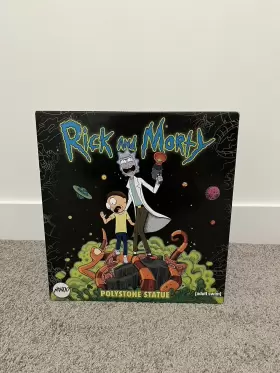 810041482822 MONDO Rick Morty Polystone Statue