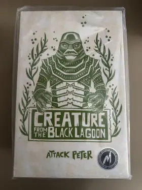 810140240811 MONDO Creature Lagoon Attack Peter Linocut