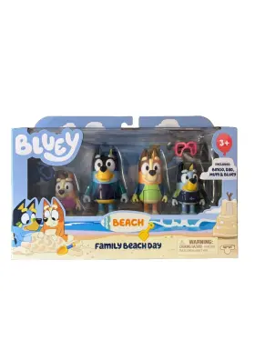 17547 MOOSE Bluey Family Beach Bingo Dad Mum Figures