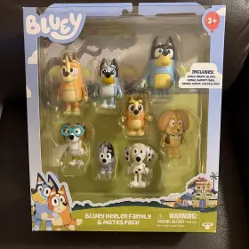 17199 MOOSE ENTERPRISE Bluey Heeler Family Mates Pack Figures