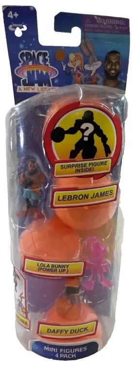 WK02021 MOOSE ENTERPRISE Space Jam Mini Figures Lebron Lola