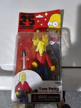 16081 NECA Simpsons Tom Petty Greatest Guest Stars Action