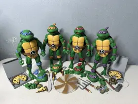 367N092921 NECA Tmnt Cartoon Action Figures Pack Target