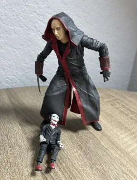 42034 NECA Saw Movie Jigsaw Puppet Reel Toys Cult Classics