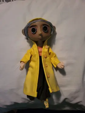 49501 NECA Laika Coraline Doll Eyes Prop Raincoat Figure