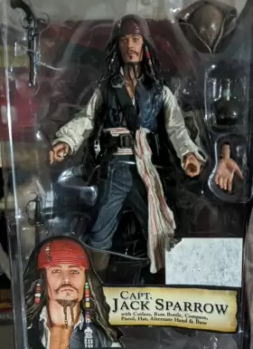 634482301456 NECA Pirates Caribbean Curse Pearl Jack Sparrow #2