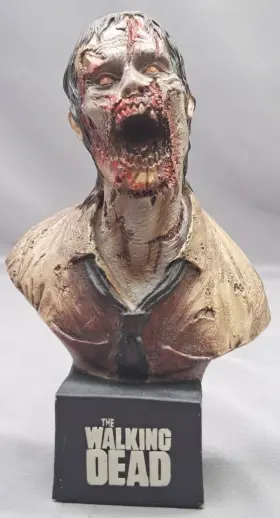 634482317327 NECA Walking Dear Eating Zombie Mini Bust Amc