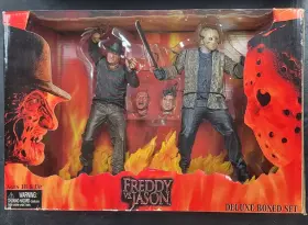 634482397503 NECA Freddy Vs Jason Deluxe Boxed Set Figured