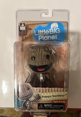 634482413524 NECA Big Planet Happy Sackboy Figure