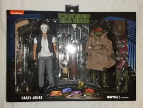 634482541241 NECA Tmnt Movie Casey Jones Raphael Figure Set
